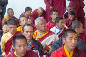 moine bouddhiste au népal